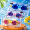 Colorful children's swimming goggles, anti-fog, waterproof and eye-protecting swimming glasses are suitable for babies aged 3 to 12 Specification image